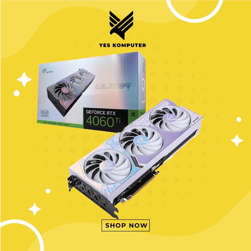 Jual iGame GeForce RTK 4060 Ti Ultra W OC 8GB | Shopee Indonesia