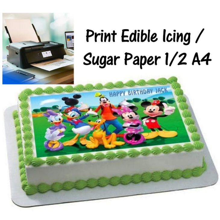 Jual Print Edible Image Icing / Sugar Paper ukuran 13x20 | Shopee Indonesia