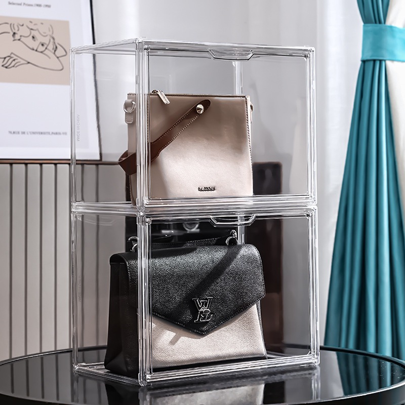 Jual Kotak Penyimpanan Tas Akrilik Transparent Storage Display Box ...