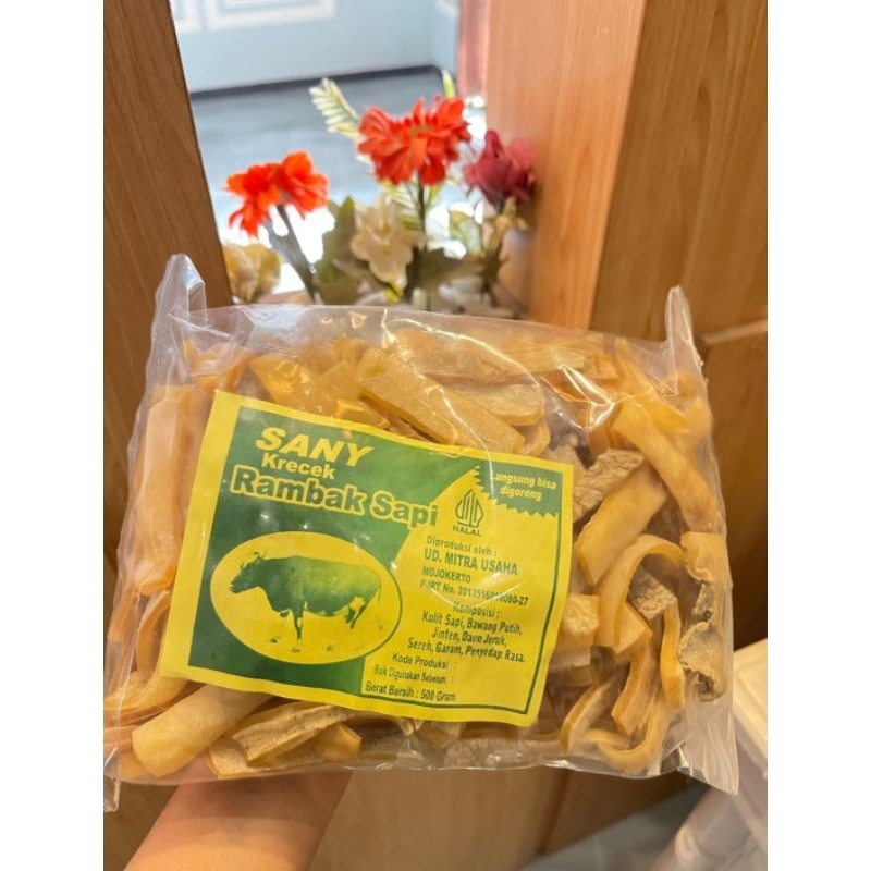 Jual Krecek Rambak Sapi Stik Lebar Tipis Grade A | Shopee Indonesia