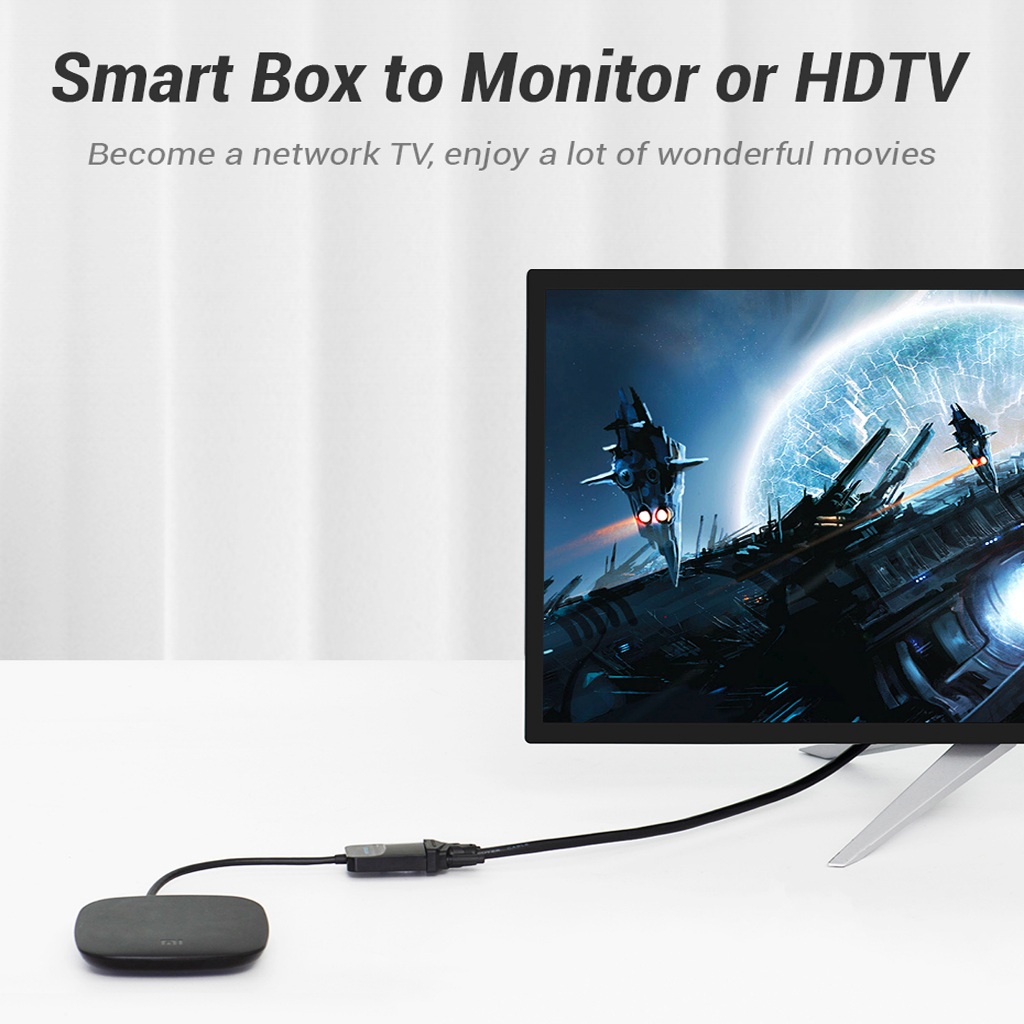 Jual Vention HDMI to VGA Converter Adapter For Monitor dan Proyektor ...
