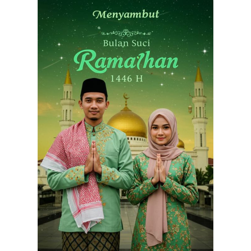 Jasa Edit Foto Ganti wajah spesial Ramadan dan Lebaran bisa custom
