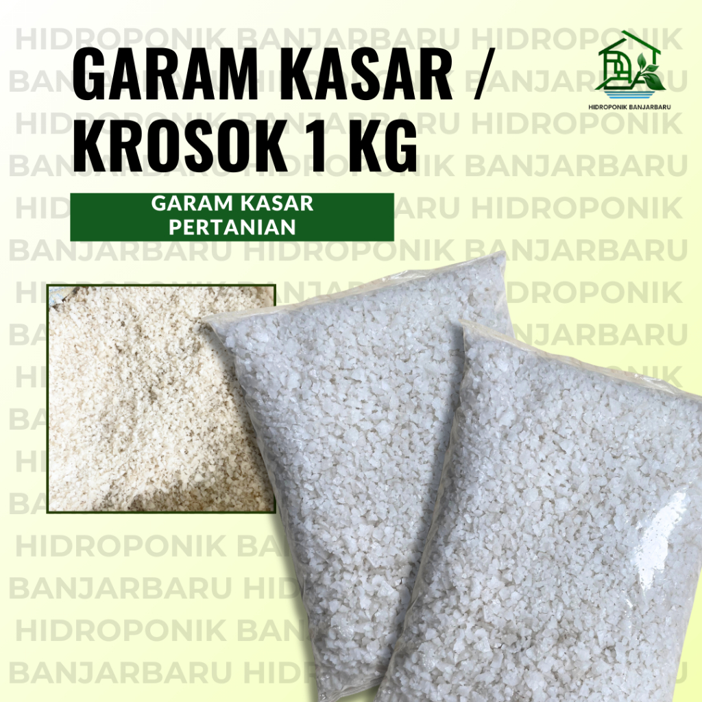Jual GARAM KASAR GARAM KROSOK PERTANIAN PERIKANAN 1 KG | Shopee Indonesia