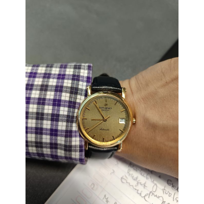 稼働品 RAYMOND WEIL GENEVE 自動巻き 2833 Original Jam Tangan 
