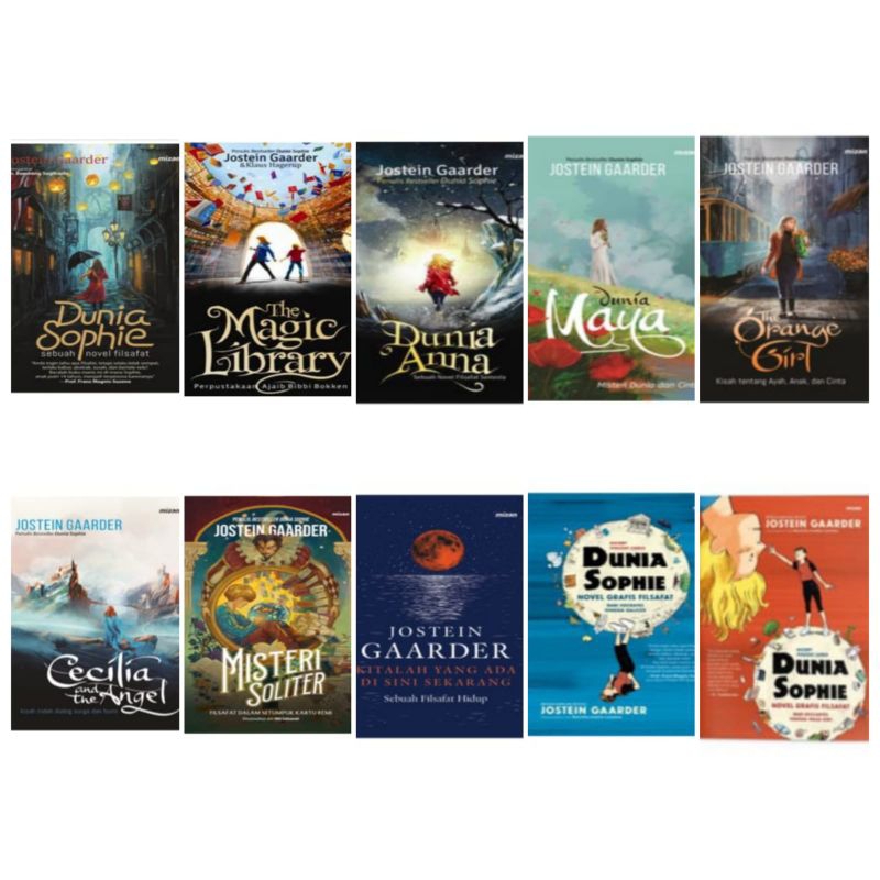 Jual Kumpulan Buku Karya Jostien Gaarder (Dunia Shopie, The Magic ...