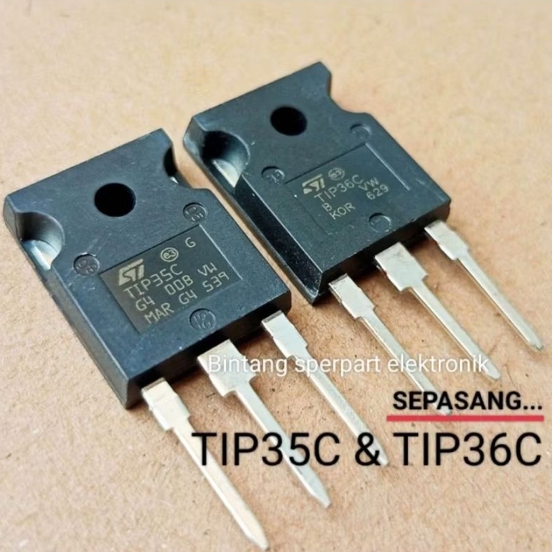 Jual (SATU SET) TIP35C TIP36C TRANSISTOR TIP 35C TIP 36C RRT II CHINA ...
