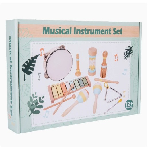 Jual Wooden Musical Instrument Pastel Set-Mainan musikal Musik Mainan ...