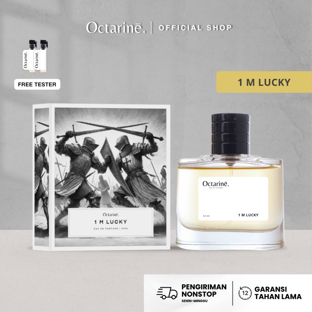 Octarine M Lucky Parfum Pria Aroma Sweet Citrus Woody