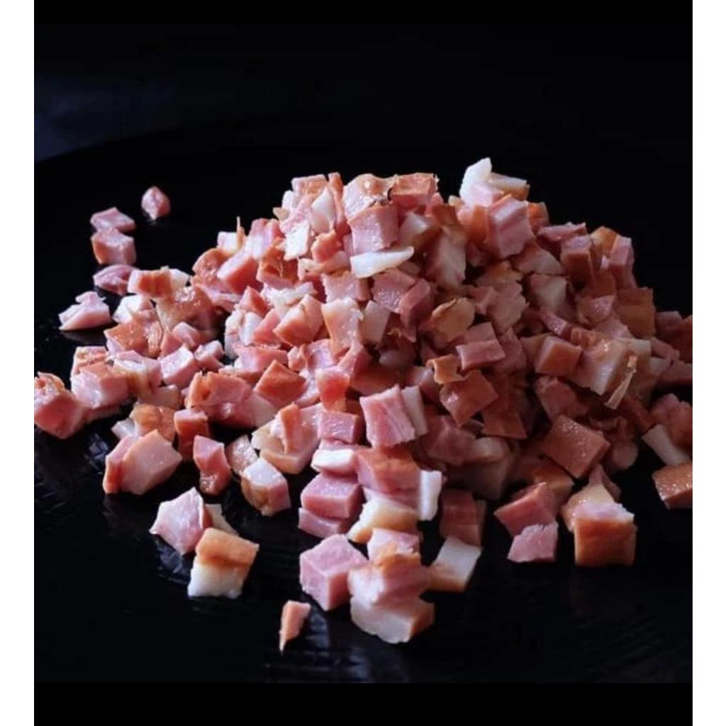 Jual Smoked Pork Bacon Bits (Bacon Babi Bits) 500 gram | Shopee Indonesia