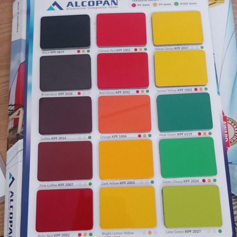 Jual Alcopan ACP Glossy Series PE 3mm dan 4mm (1220x2440) 0.21MM ...