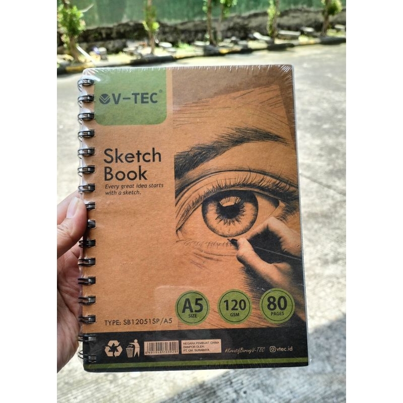 Jual V-tec Sketchbook/Vtec Buku Sket/Buku Gambar A5 A4(Baca Deskripsi ...