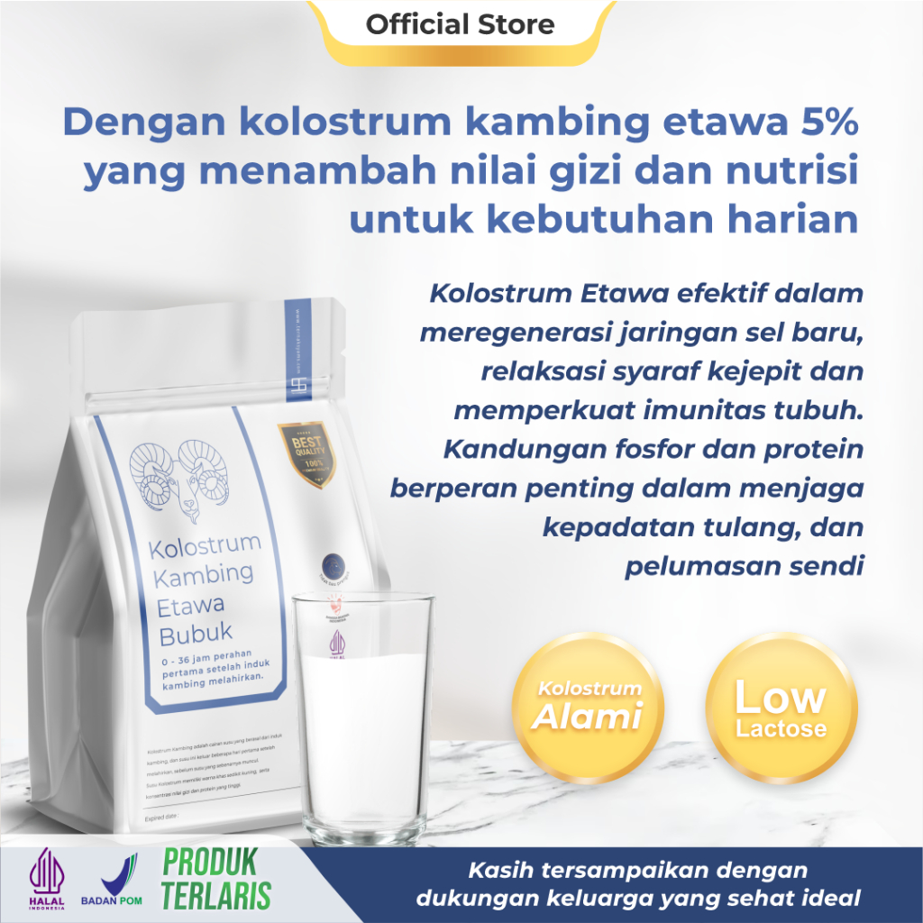 Jual Colosta - Ternak Syams Susu Kambing Etawa Bubuk Plus Kolostrum ...