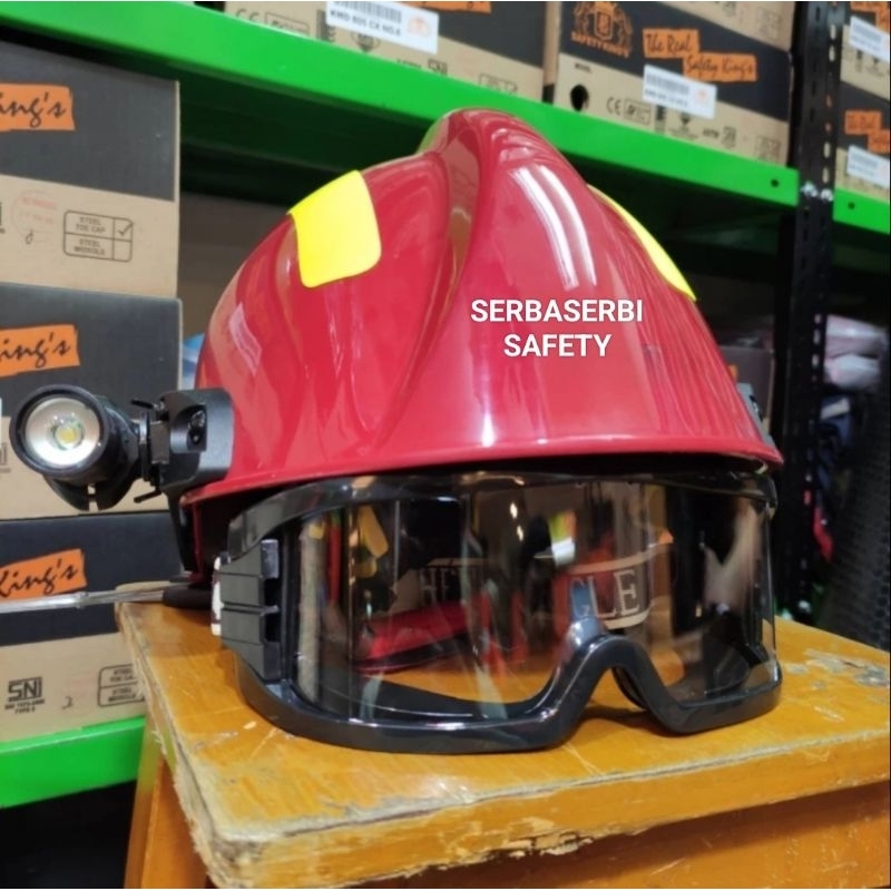 Jual HELM RESCUE PEMADAM ANBEN FIRE F2 SAFETY FIREMAN HELMET PEMADAM ...