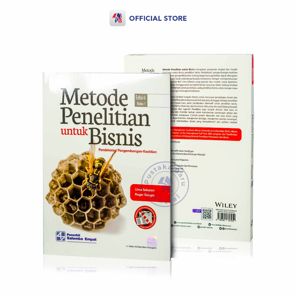 Jual Buku Metode Penelitian untuk Bisnis ( Edisi 6 Buku 1 ) / Salemba ...