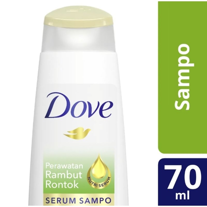 Jual Dove Shampoo Perawatan Rambut Rontok 70ml | Shopee Indonesia