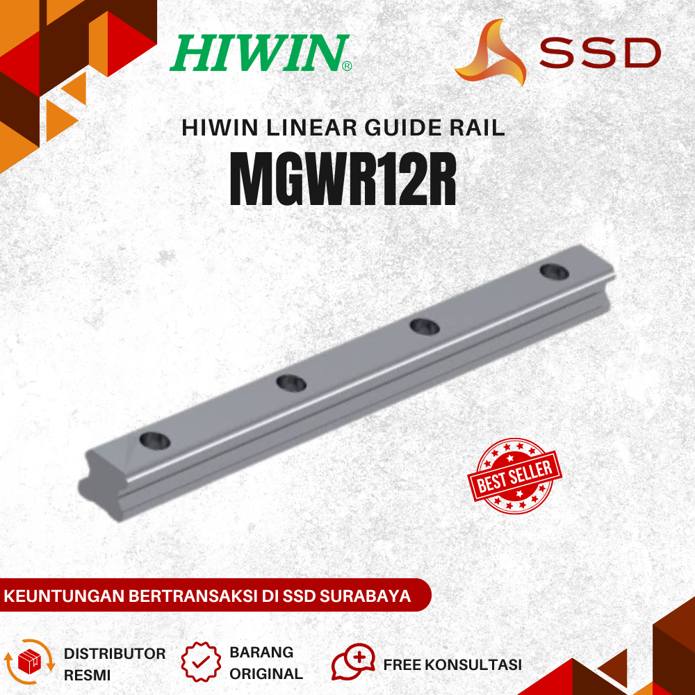 Jual Hiwin MGWR12R LM Guide Rail untuk Block MGW12 Series | Shopee ...