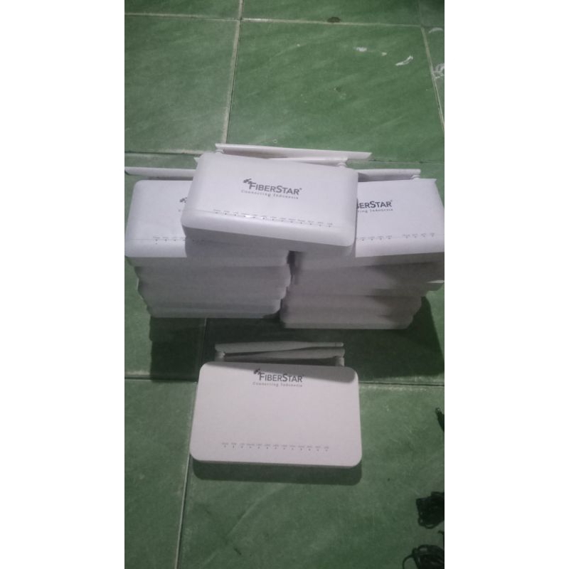Jual router modem11 unit cbn fiberstar+ Adptor.jual borongan semua ...