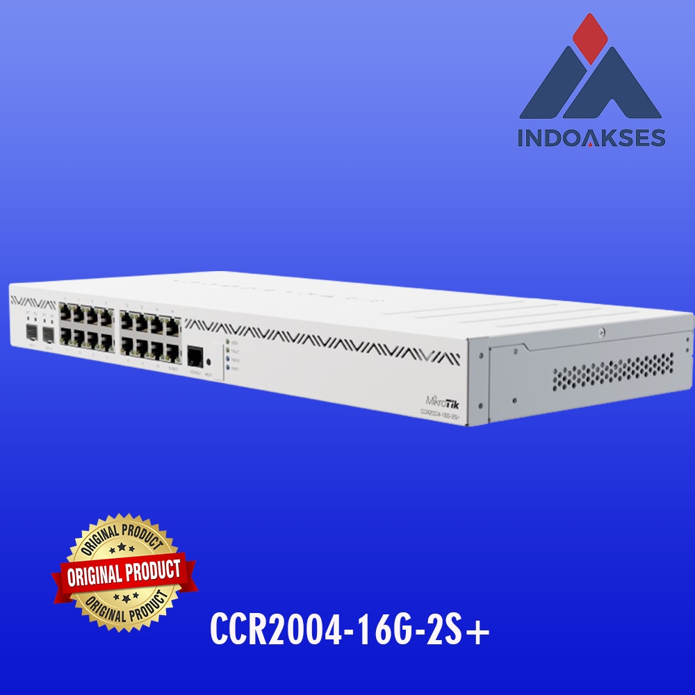 Jual CCR2004-16G-2S+ MIKROTIK Router Rackmount Cloud Core Router CCR ...