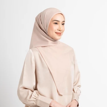 Napocut Hijab Plain Twill New Colors Hijab Segiempat Paris Jepang Premium Anti Kusut Anti