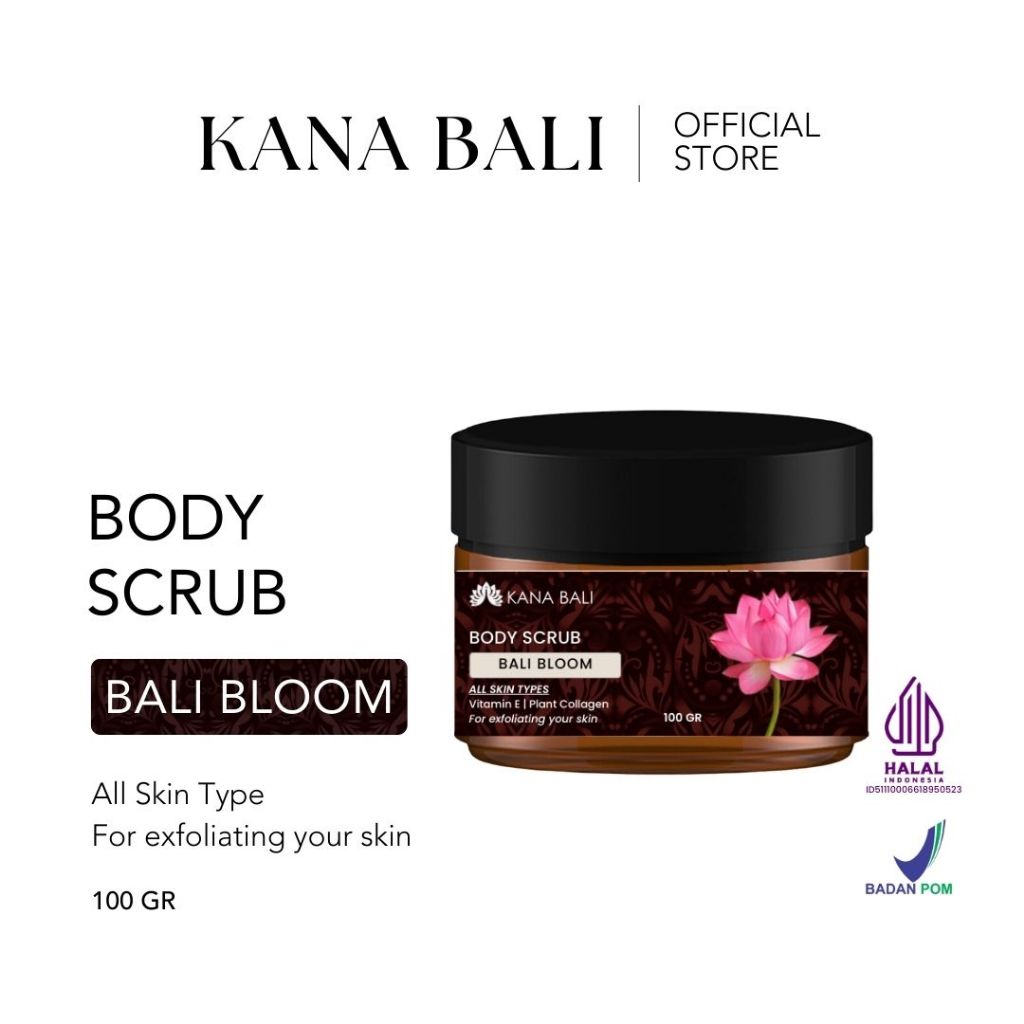 Jual Kana Bali Exfoliating Body Scrub Bali Bloom - Lulur | Shopee Indonesia