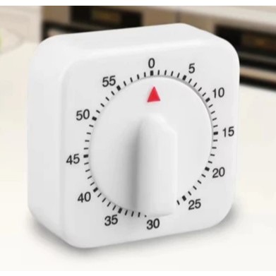 Jual Timer Alarm Masak Manual 60 Menit Warna Putih | Shopee Indonesia