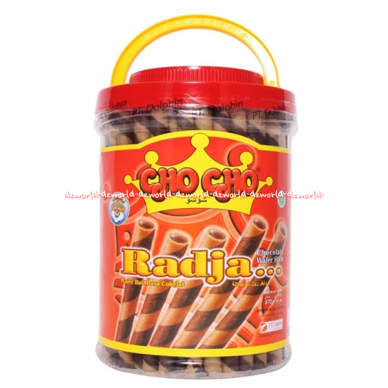 Jual Cho Cho Radja 500gr Wafer Roll Stick Rasa Cokelat Chocolate Stik ...