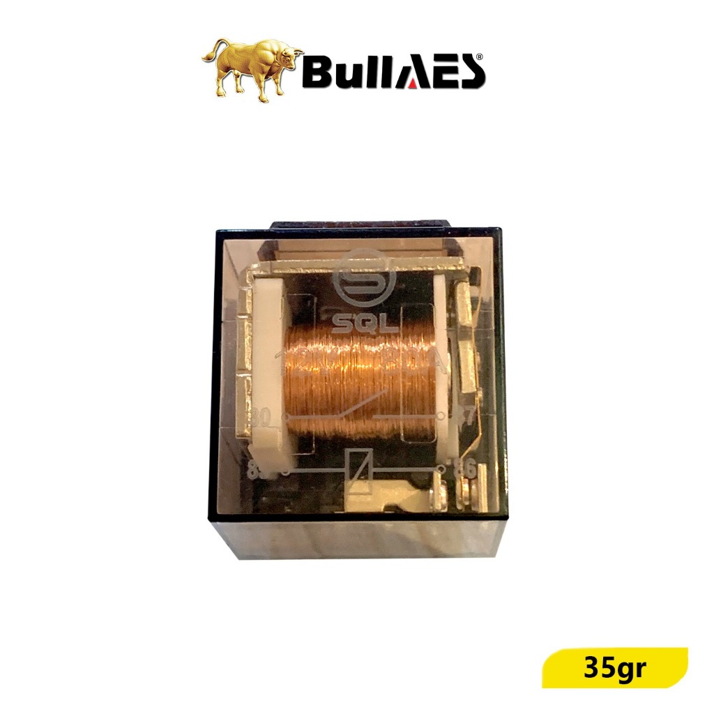 Jual Relay Klakson Transparan SQL Kaki 4 12V 80A Riley Relay Alarm ...