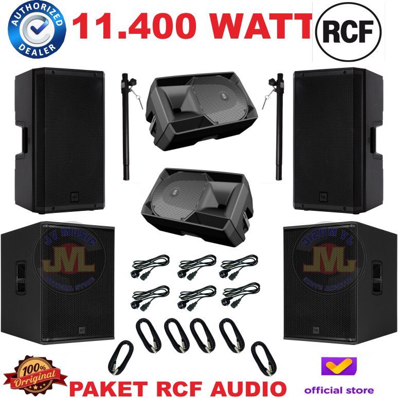 Jual Paket Sound System Lapangan RCF Audio Sub 8003 ART935A ART715A ...