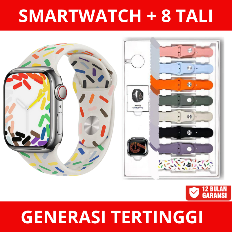 Jual ORIGINAL 100% SMARTWATCH PRO 9 Watch Terbaru! SERIES TERCANGGIH