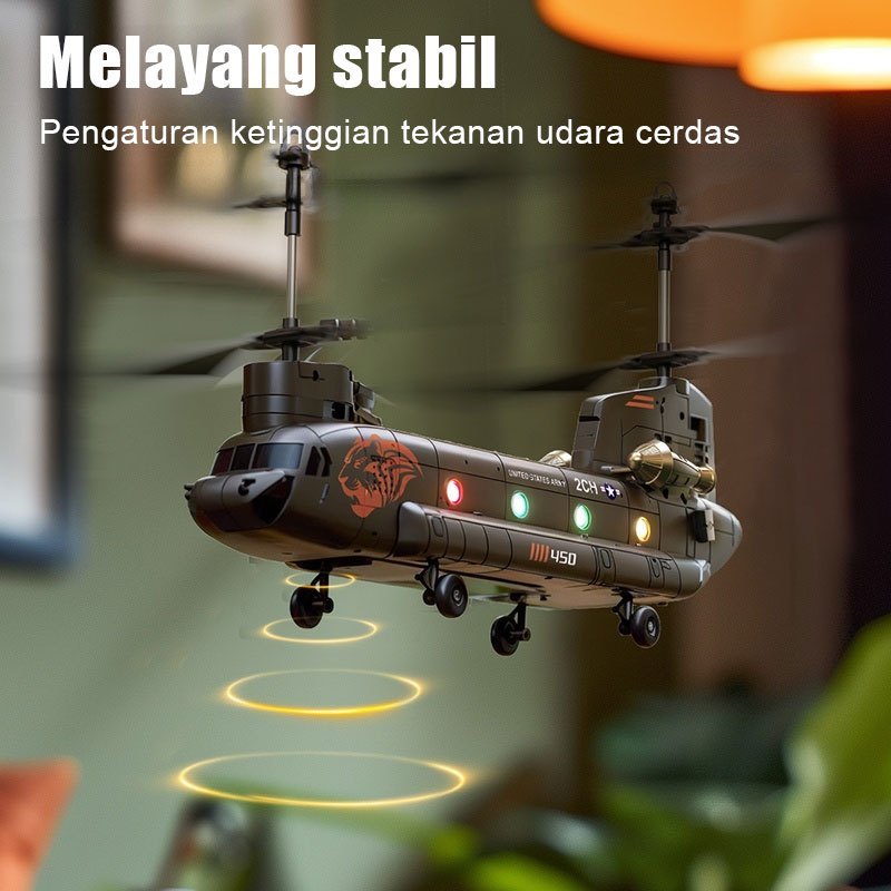 Jual Helikopter Chinook Remote Control dengan Lampu 3.5 Channel Baling ...