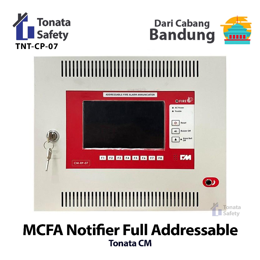 Jual Annunciator Fire Alarm Control Panel Full Addressable CM Notifier ...