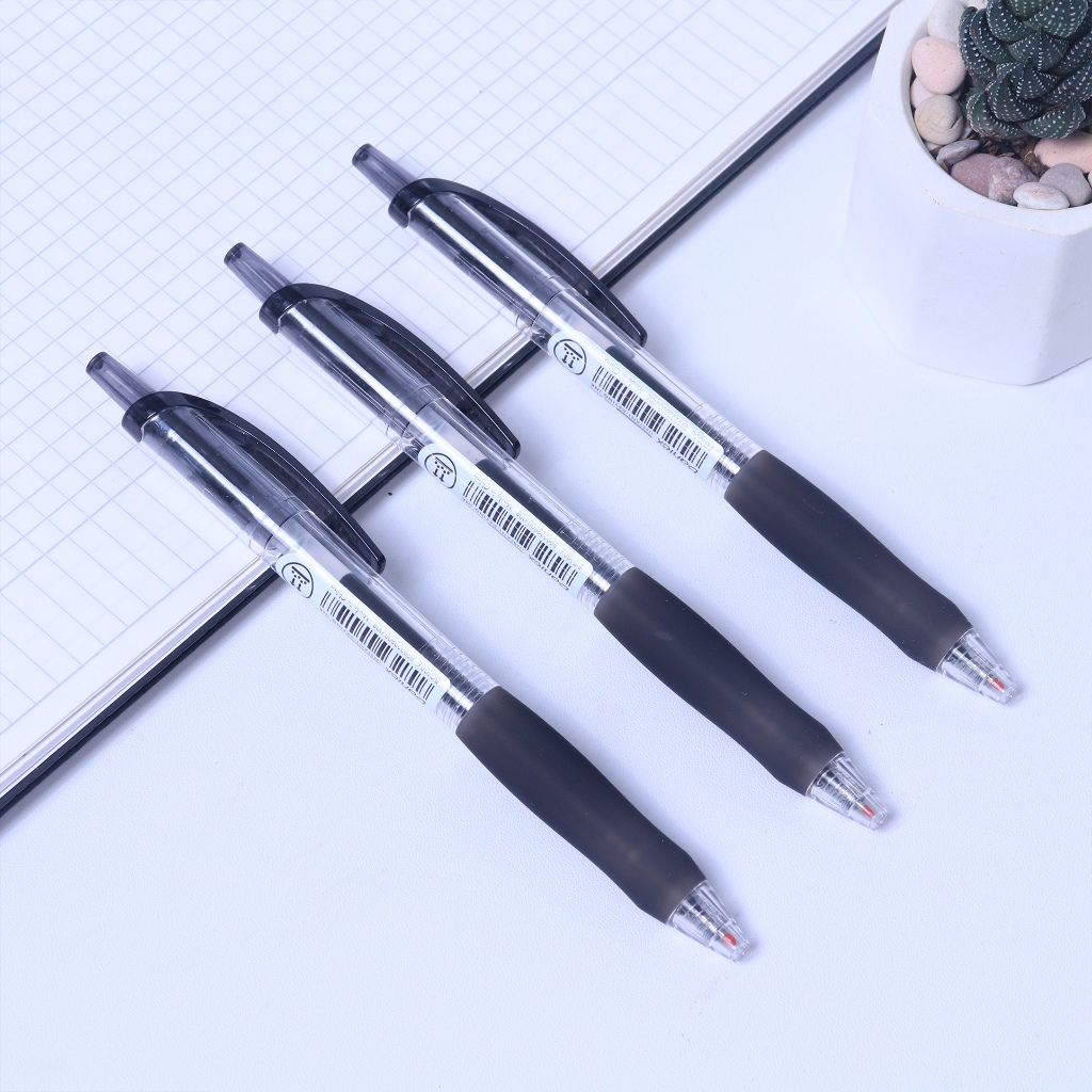 Pulpen Pena Gel Pen ST Tip 0.5 mm Silicone Grip Bantex BG1006 (7)