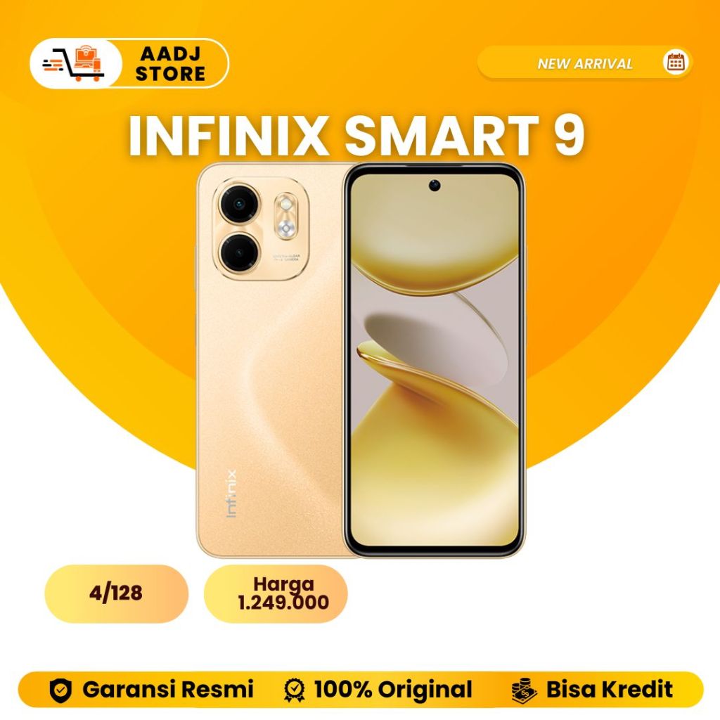 Jual HP INFINIX SMART 9 4/128 GARANSI RESMI | Shopee Indonesia