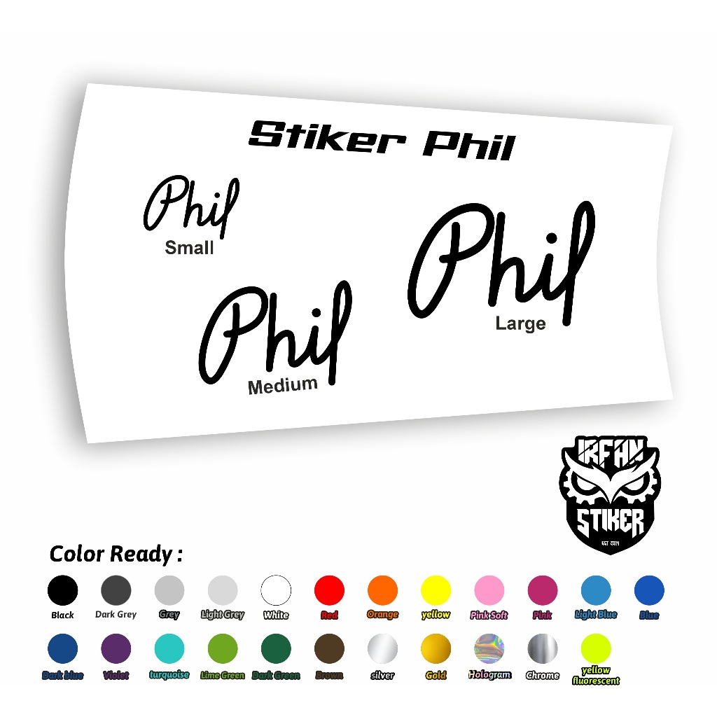 Jual Stiker Decal Phil | Shopee Indonesia