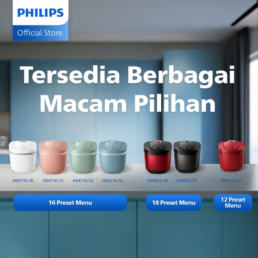 Jual Philips Digital Rice Cooker Magicom 1.8 L HD 4812 - 3000 Digital ...