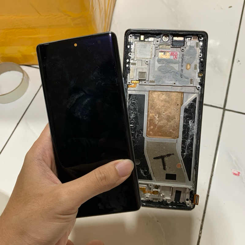 Jual FRAME MIDDLE TULANG RANGKA LCD INFINIX NOTE 40 PRO 4G X6850 / NOTE ...