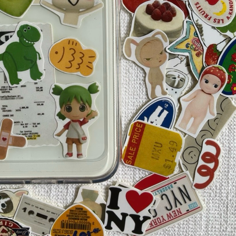 Jual STICKERS AESTHETIC (cute girl ver.) • LIMITED EDITION!! (BACA ...