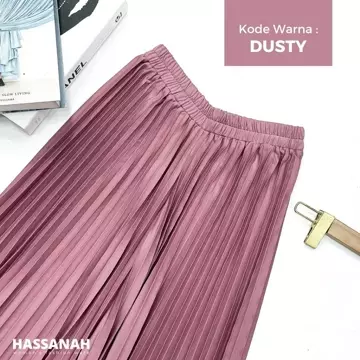 Rok Plisket Polos Premium Rok Mayung Plisket Rok Wanita Panjang Muslimah