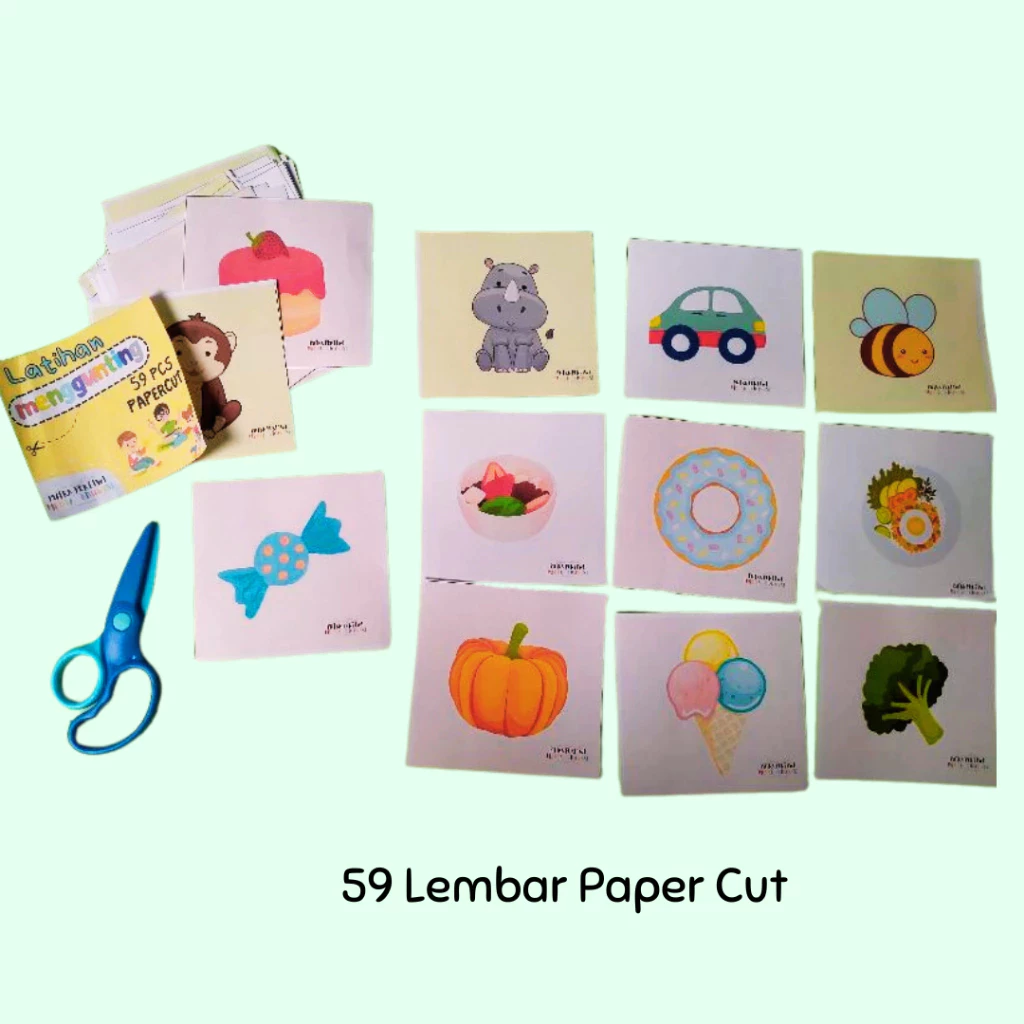 Latihan Menggunting Kertas - 2