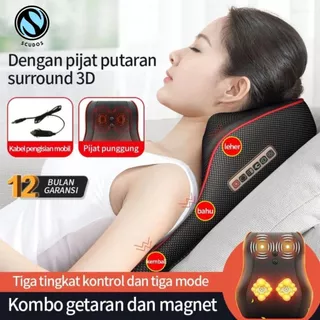 SCUDOS Pijat Bahu Leher Punggung Multifungsi Elektrik
