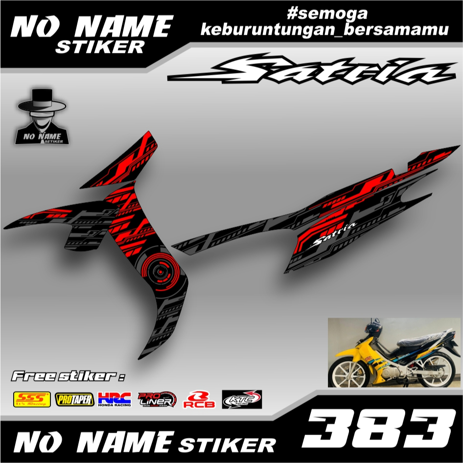 Jual Stiker striping Decal Semifullbody Suzuki Satria 120 R th 2004 ...