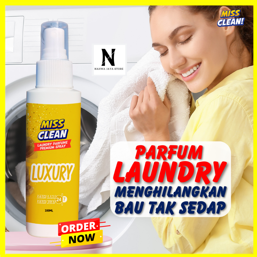 Jual Miss Clean Luxury Parfum Laundry Spray Premium | Shopee Indonesia