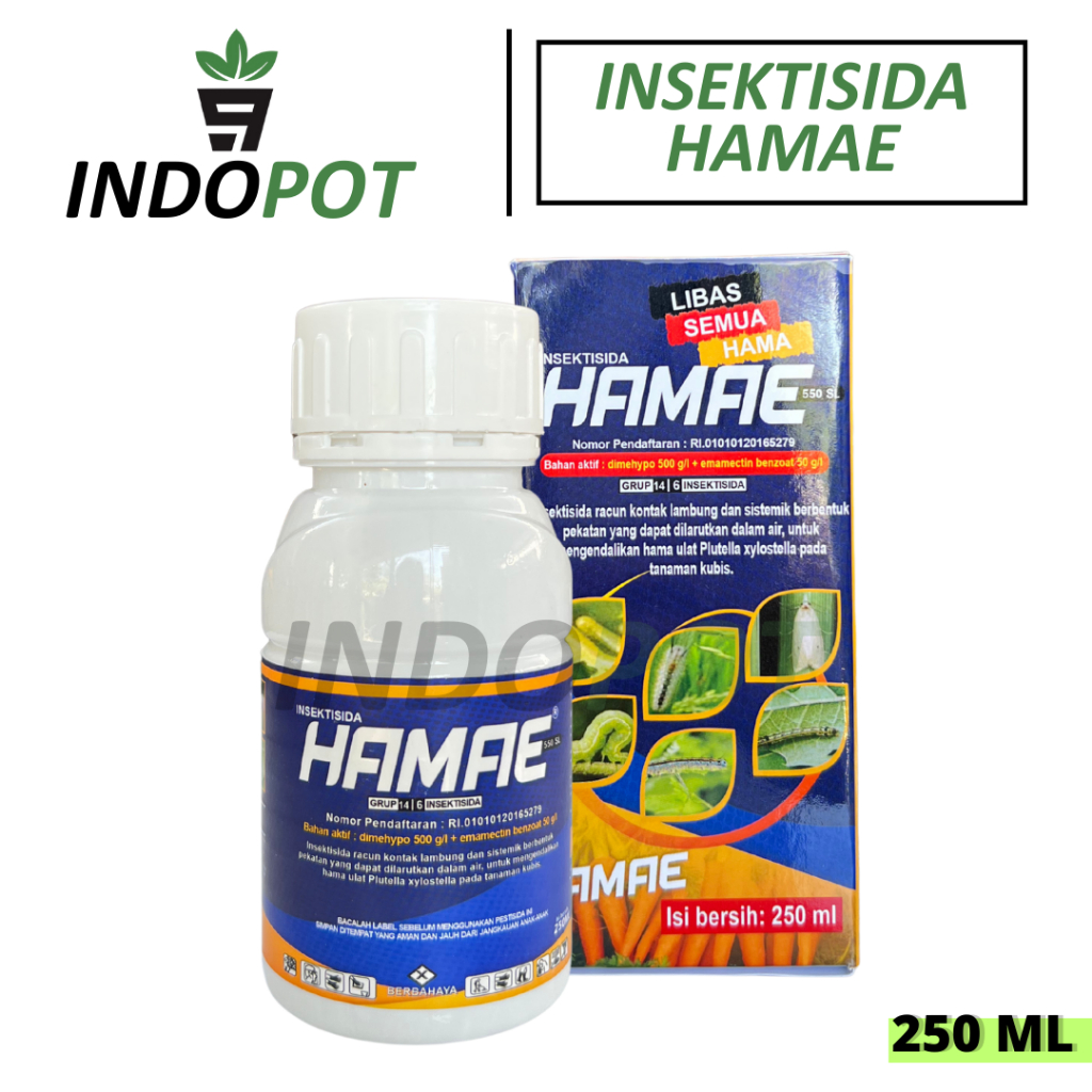 Jual Insektisida Hamae 550SL 250ml Racun Hama dan Ulat Pada Segala ...