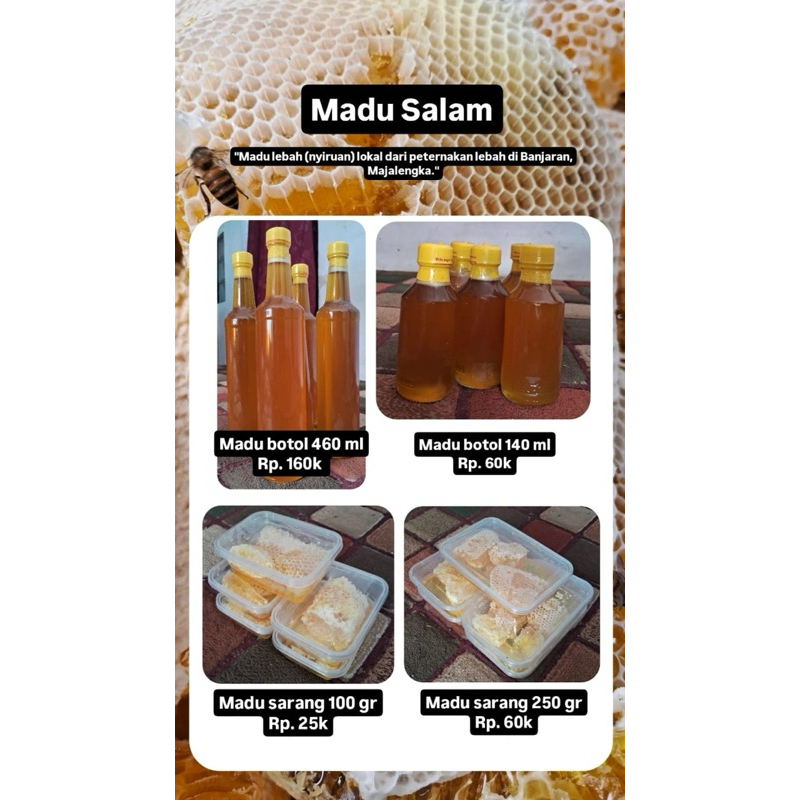 Jual Madu Murni 100% Asli Madu Lebah | Shopee Indonesia