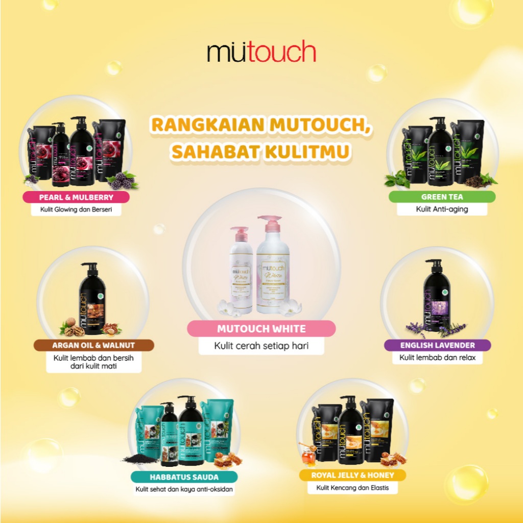 Jual BUNDLE PACK MuTouch Goat's Milk Shower Cream 450ml | Shopee Indonesia