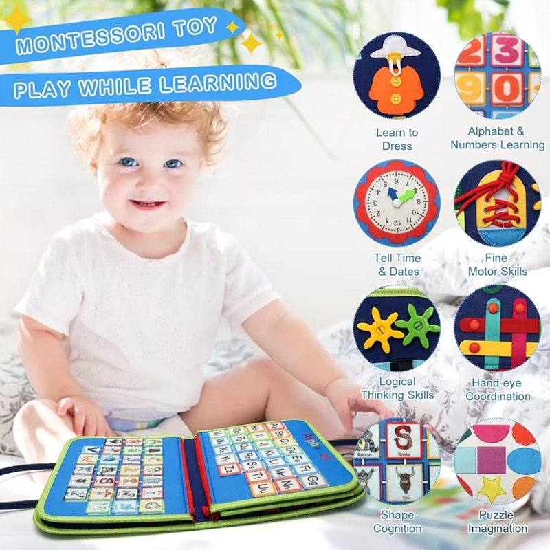 Jual SOME TOY Busy Board Mainan Montessori Untuk Perkembangan Anak ...