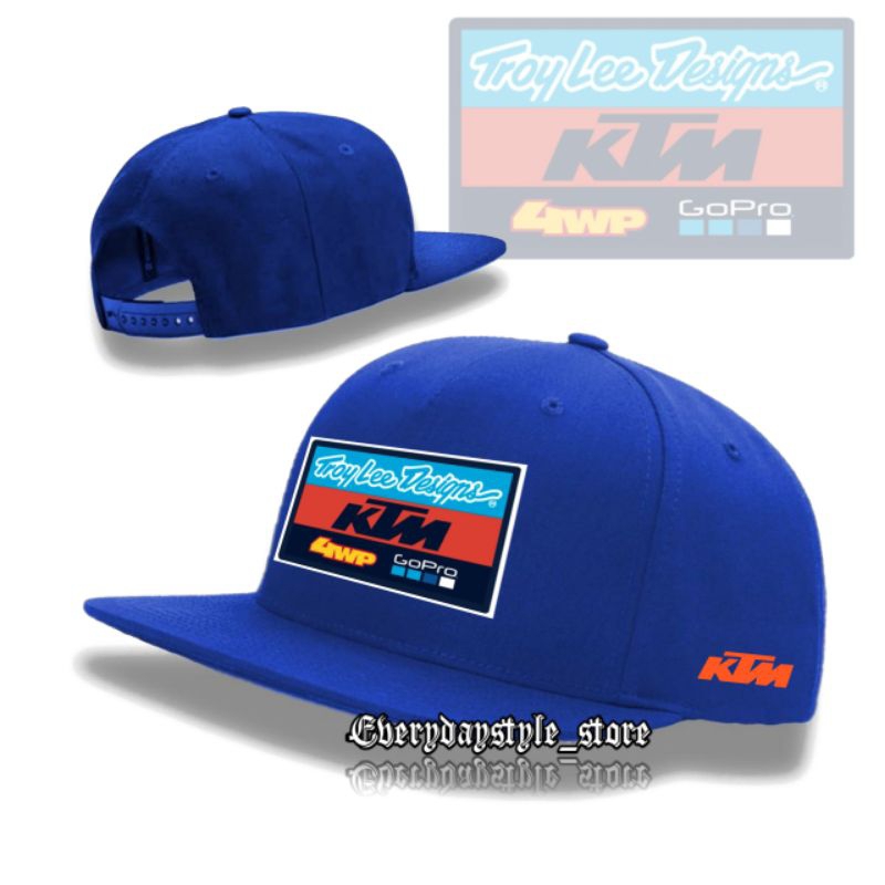 Jual Topi Snapback KTM Troyleedesigns / Topi Snapback Hip Hop Racing ...