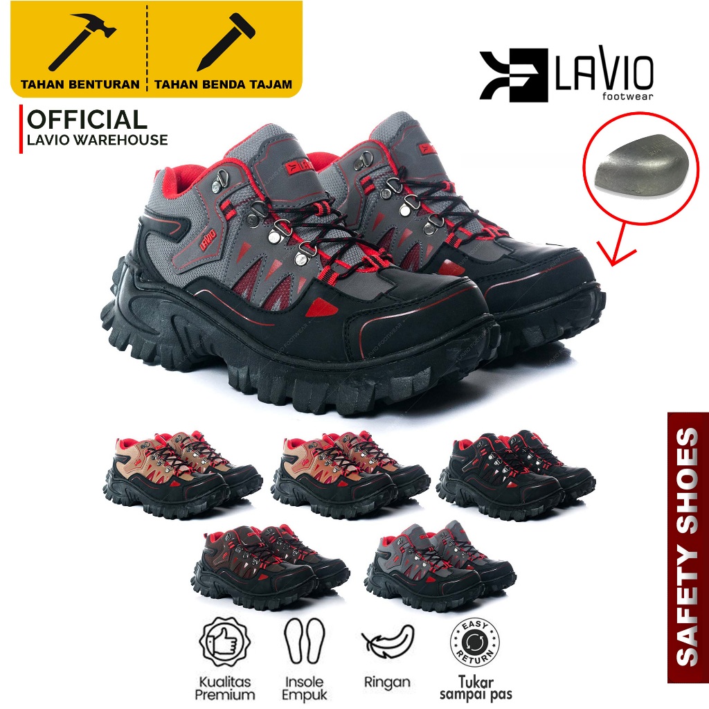 Jual Lavio Sepatu Pria lavio sepatu hiking Safety Hiking Trekking ...
