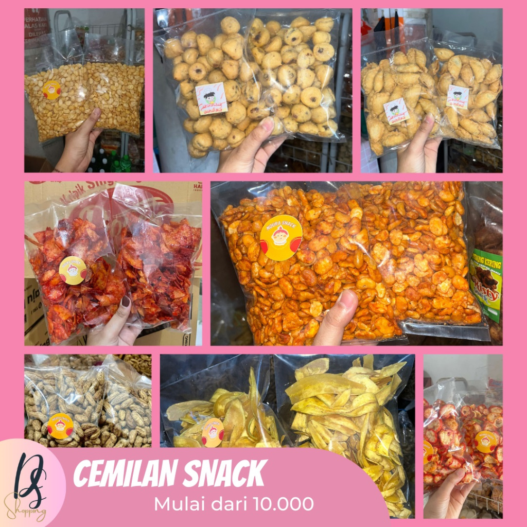 Jual CEMILAN SNACK MURAH MERIAH / Snack Enak / Cemilan Enak | Shopee ...