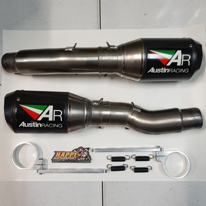 Jual Knalpot Slip On Austin Racing Carbon GP1R Z1000 Original + Bracket ...